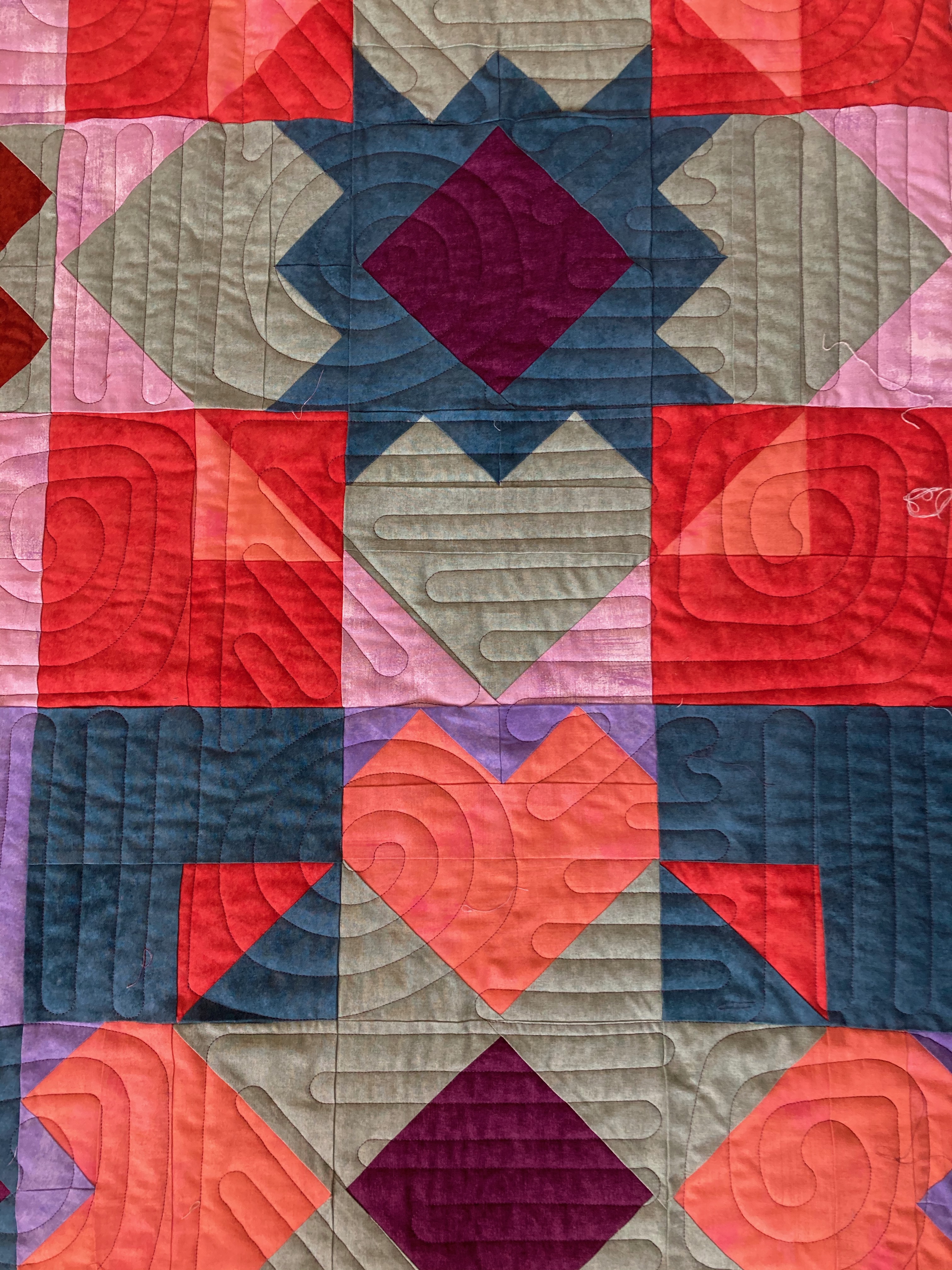 simply roses longarm quilt pattern